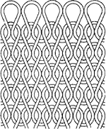 Fig. 3 Showing the side parts of the knitted loops